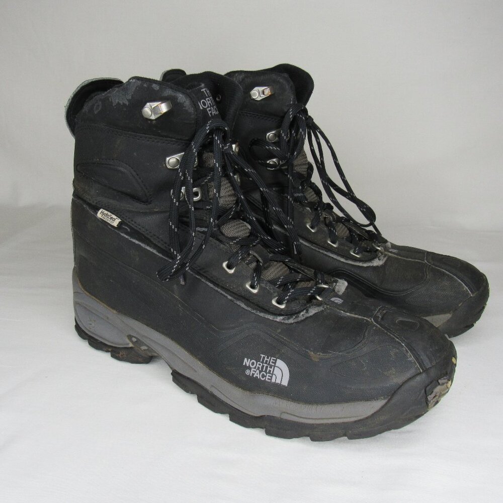 The North Face Black FLOW CHUTE Winter Boots Hydroseal Men's 14